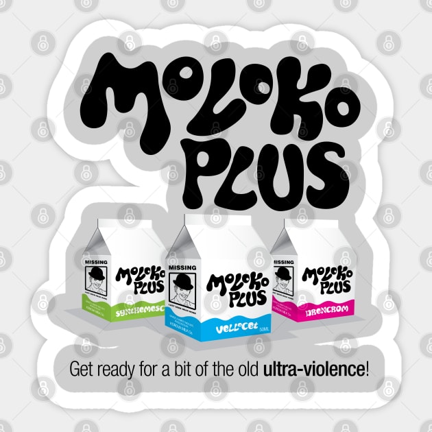 Milk Plus Sticker by d4n13ldesigns